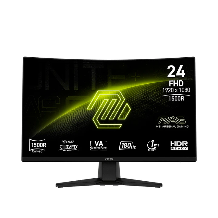 MONITOR MSI MAG 242C Curvo (1500R) 23.6”, FHD VA, HDMI / DP  1