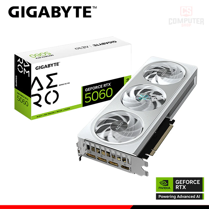 TARJETA DE VIDEO MSI GIGABYTE GEFORCE RTX 5060 AERO OC 8G/ 8 GB GDDR7 1