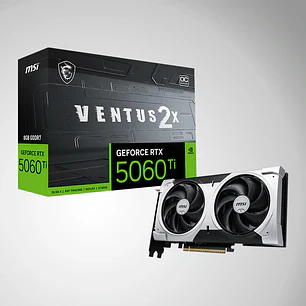 TARJETA DE VIDEO MSI GEFORCERTX 5060 Ti 8G VENTUS 2X OC PLUS/ 8 GB GDDR7