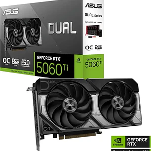 TARJETA DE VIDEO ASUS DUAL-RTX5060TI-O8G/ 8 GB GDDR7