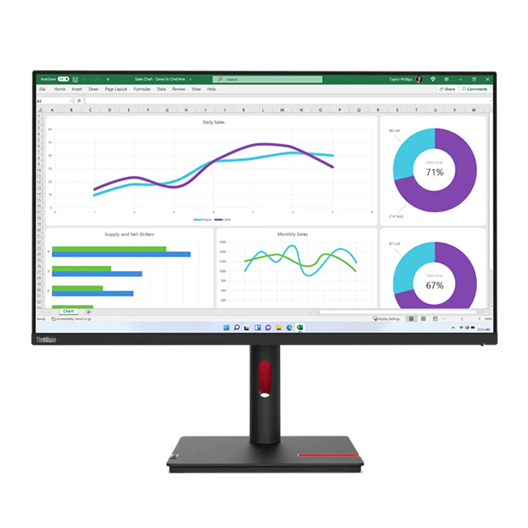 LENOVO THINKVISION T32h-30 PLANO 31.5”, WLED IPS 1
