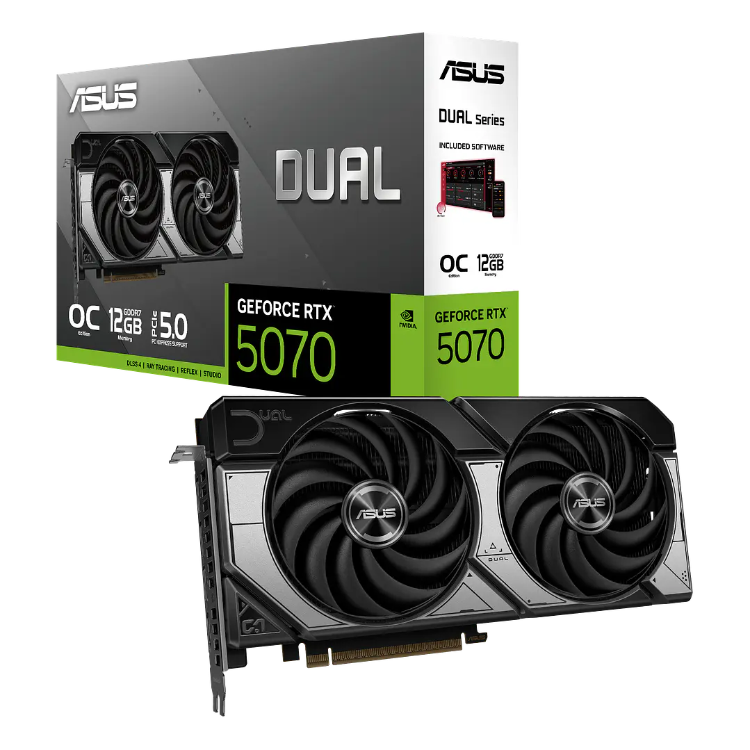 Tarjeta de Video ASUS DUAL-RTX5070-O12G 1