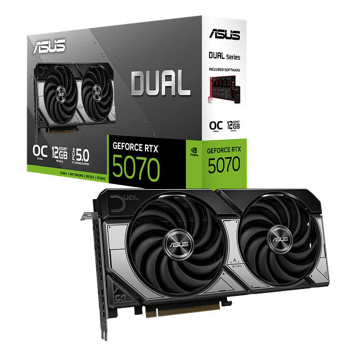 Tarjeta de Video ASUS DUAL-RTX5070-O12G 1