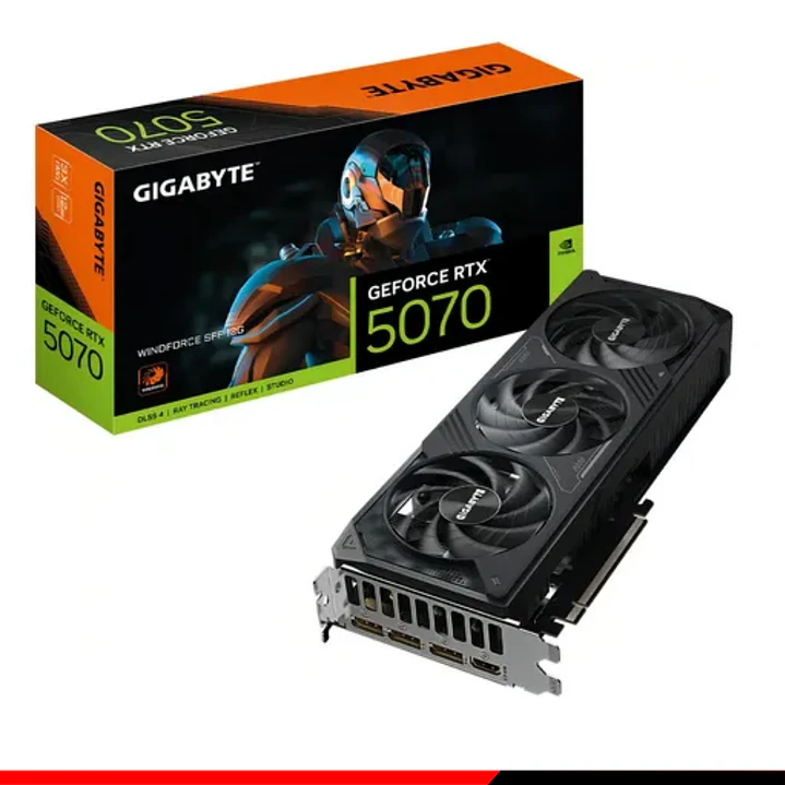 GIGABYTE NVIDIA RTX 5070 AORUS 3X, 12GB GDDR7 1