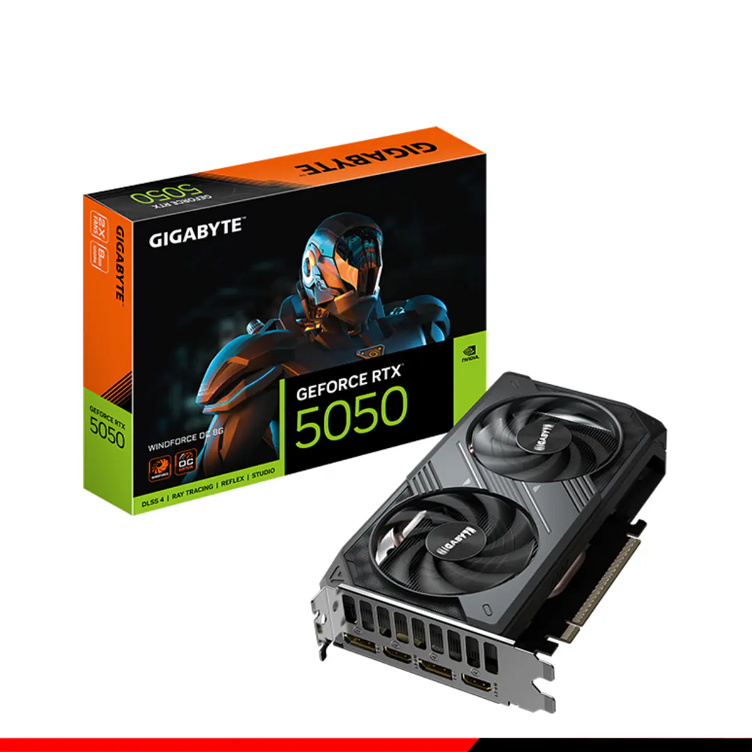  GIGABYTE GeForce RTX 5050/ WINDFORCE OC 8G/ 8 GB GDDR6 1