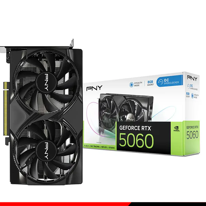  PNY GeForce RTX5060/ Dual Fan GPU/ 8 GB GDDR7 1