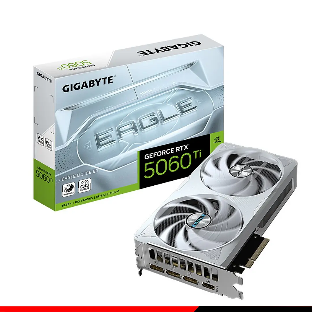 GIGABYTE GeForce RTX 5060/ Ti EAGLE OC ICE/ 8 GB GDDR7 1