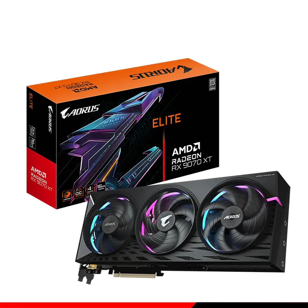 GIGABYTE AORUS Radeon RX 9070 XT/ 16GB/ GDDR6  1