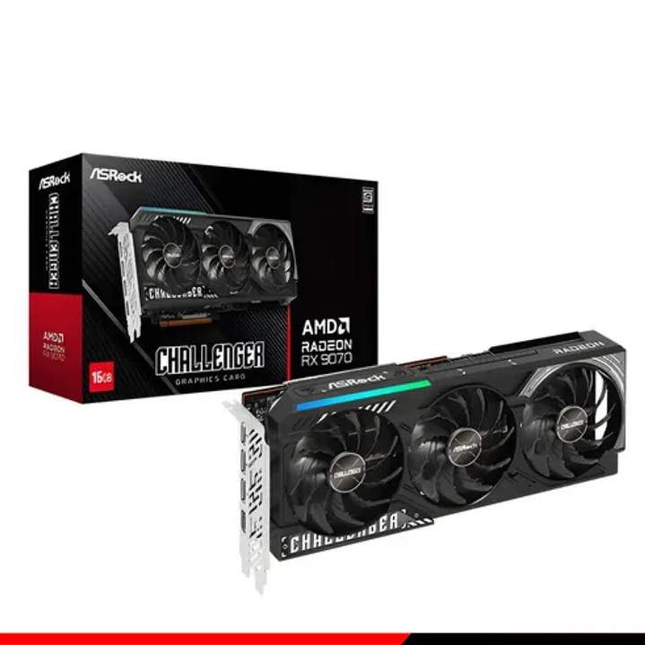 ASROCK AMD Radeon RX-9070 CHALLENGER 16GB GDDR6 1