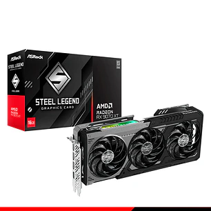 AMD RADEON RX 9070 XT/ STEEL LEGEND DARK/ 16GB /GDDR6 / 256 BITS