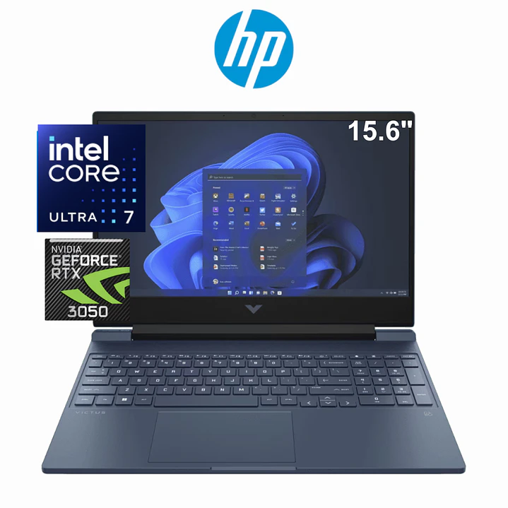 HP VICTUS 15 / INTEL CORE U7-12650H / 16GB DDR4 FHD / RTX 3050 4GB / 512GB 1