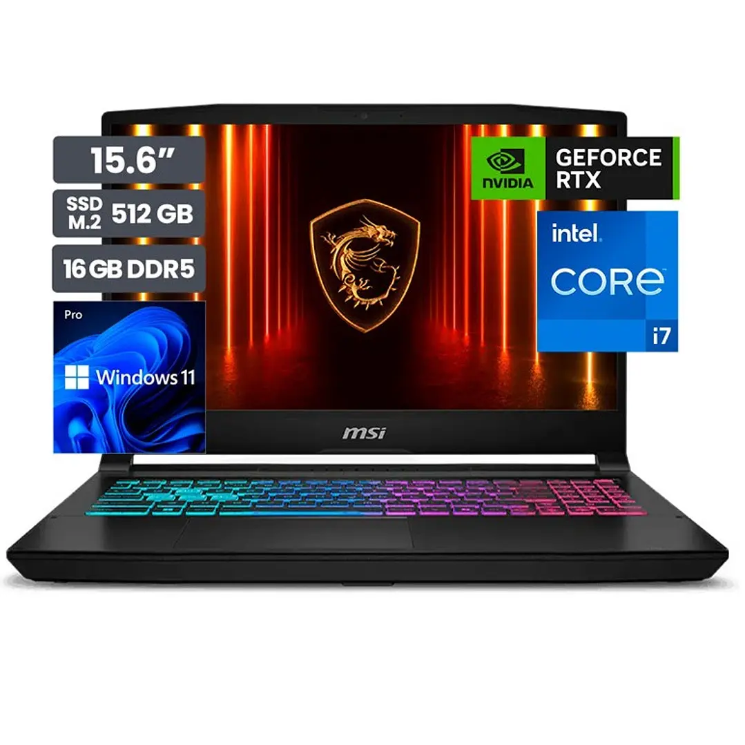 MSI KATANA INTEL i7 14650HX 16GB 512GB RTX 5060 8GB 1
