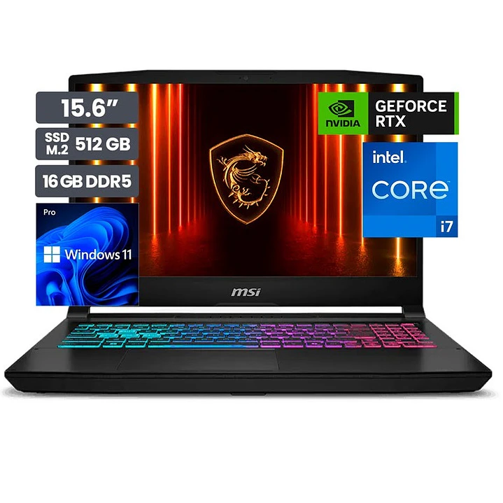 MSI KATANA INTEL i7 14650HX 16GB 512GB RTX 5060 8GB 1