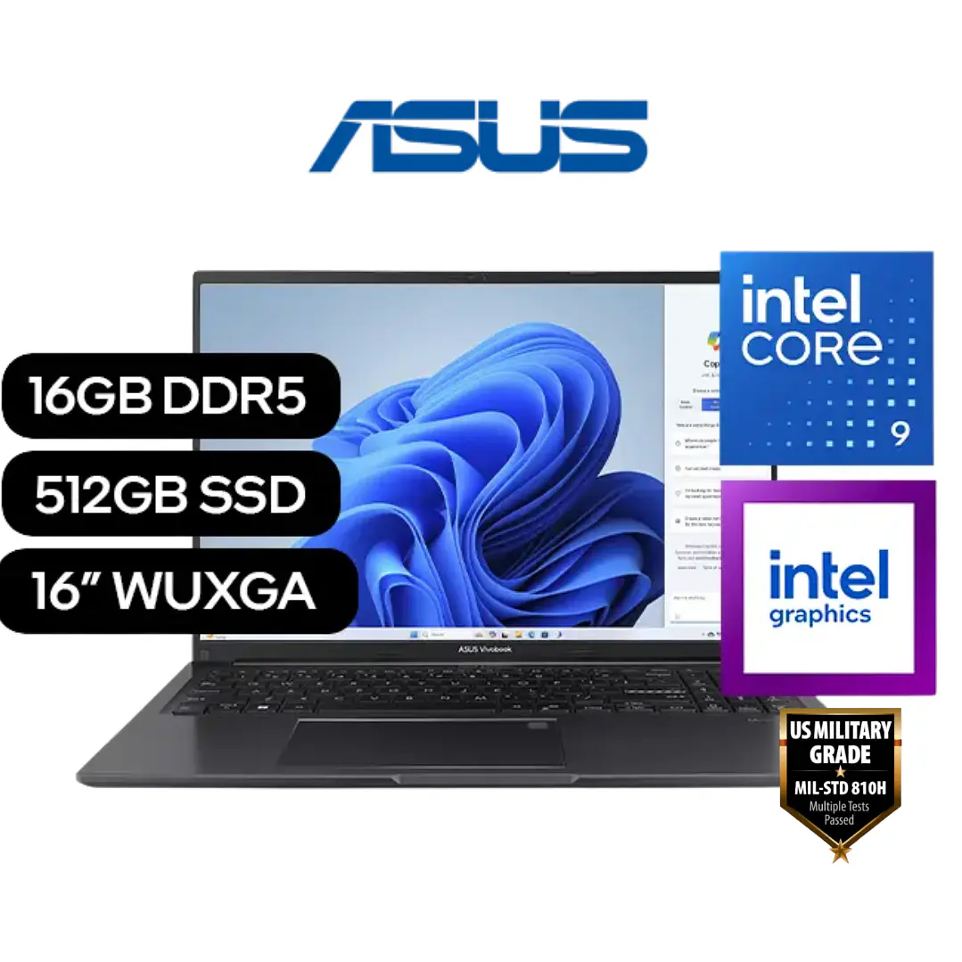 ASUS VIVOBOOK CORE 9-270H 16GB DDR5 512GB 1