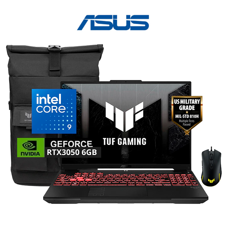 ASUS TUF F16 GAMING CORE 5-210H 8GB DDR5 512GB RTX-3050 1