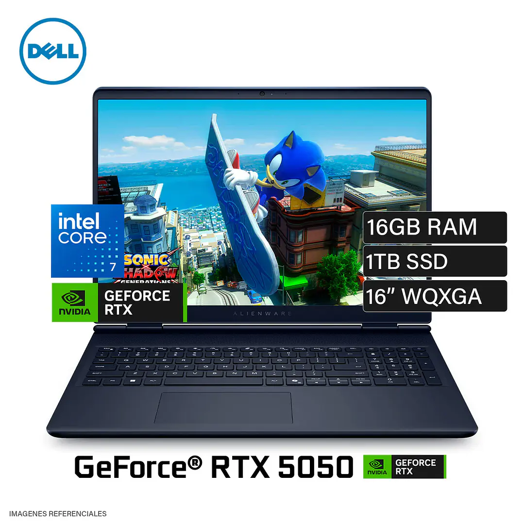 DELL ALIENWARE GAMING CORE 7-240H 16GB DDR5 RTX-5050 8GB 1TB 1