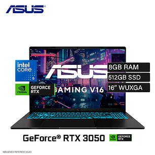 ASUS V16 INTEL i5 210H 8GB 512GB RTX 3050 6GB