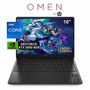 HP OMEN 16 INTEL i7-14650HX 16GB 1TB RTX 5050 8GB