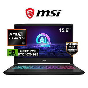 MSI KATANA GAMING RYZEN 9-8945HS 1TB SSD 16GB DDR5 RTX - 4070-8GB