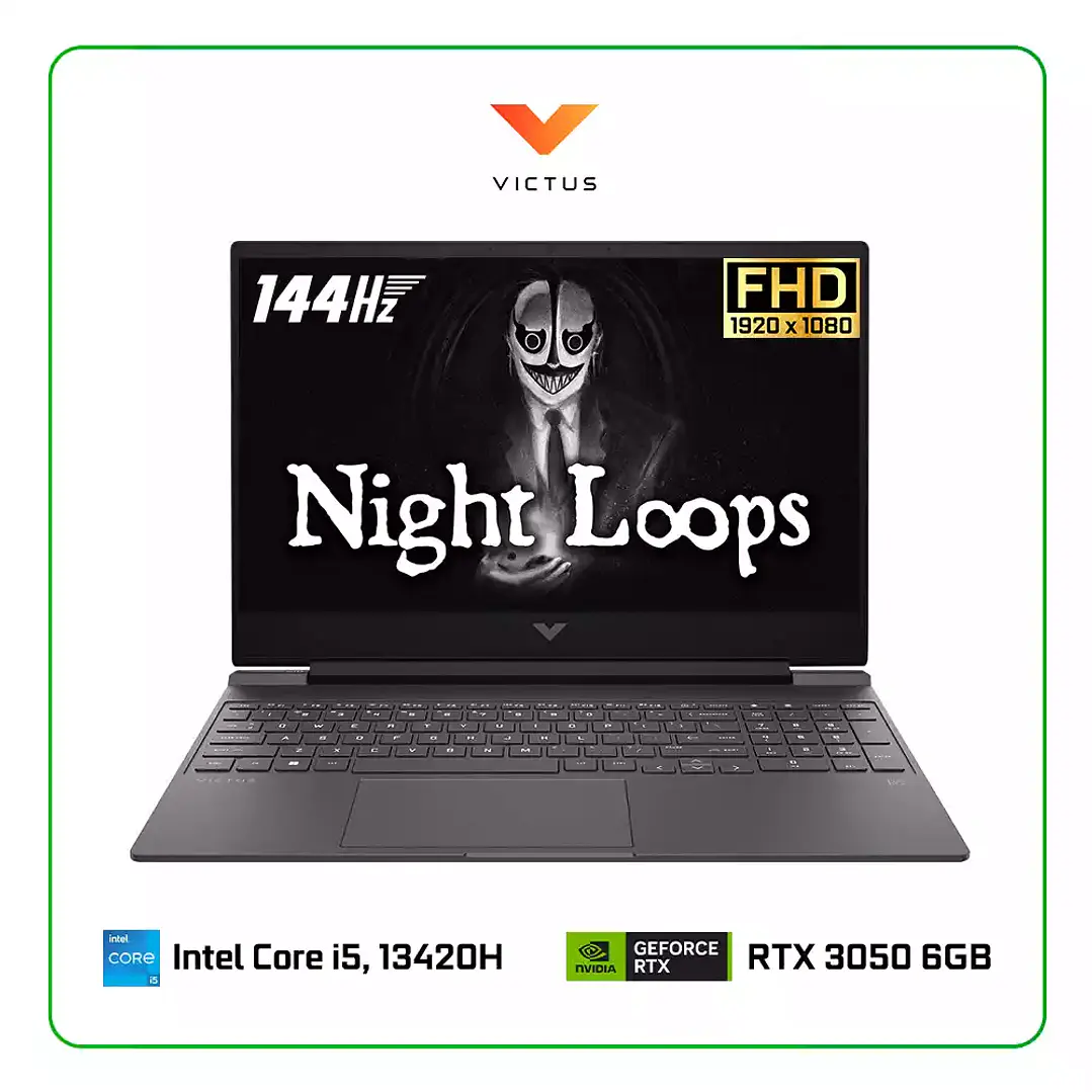 HP VICTUS 15-FA2013 GAMING Core™ i5-13420H 512GB SSD 8GB 1