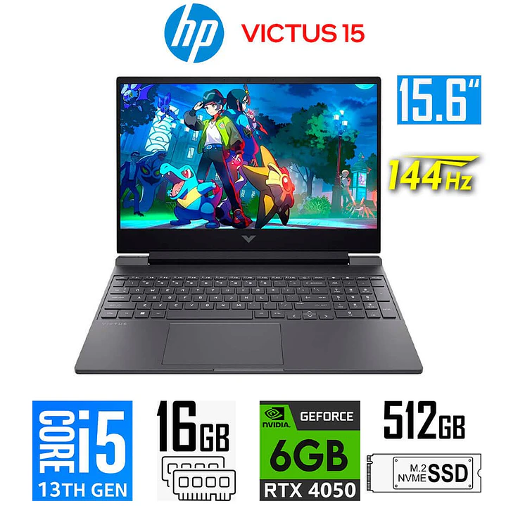 HP VICTUS 15-FA2082 GAMING Core™ i5-13420H 512GB SSD 16GB 1