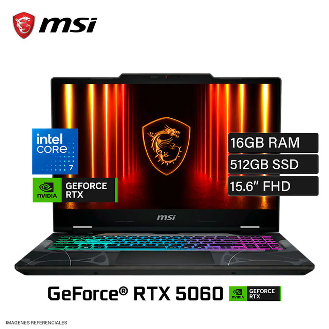MSI CYBORG 15 B2RWFKG-071US  INTEL CORE 7- 512GB SSD 16GB DDR5 1