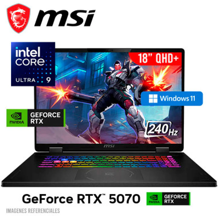MSI CROSSHAIR A2XWGKG-008US Core™ Ultra 9 275HX 1TB 64GB 1