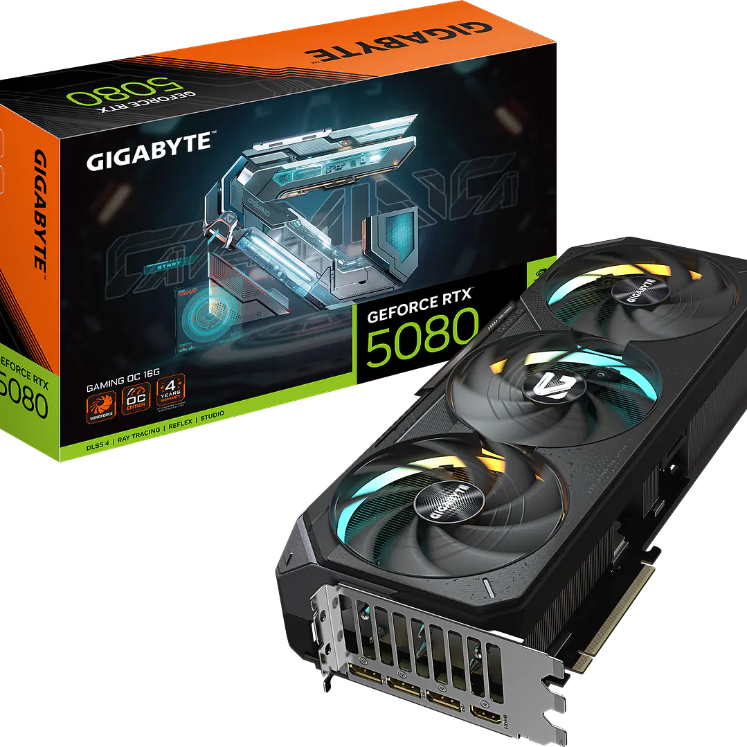 GIGABYTE NVIDIA RTX 5080 GAMING OC 3X 16GB GDDR7 1
