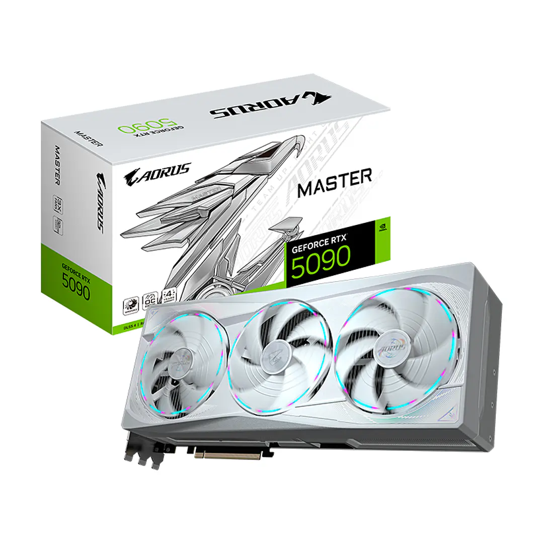 GIGABYTE NVIDIA RTX 5090 STEALTH ICE 3X 32GB GDDR7 1