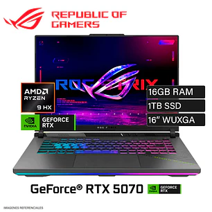 ASUS ROG AMD RYZEN 9 8940HX 16GB DDR5 1TB RTX 5070 8GB