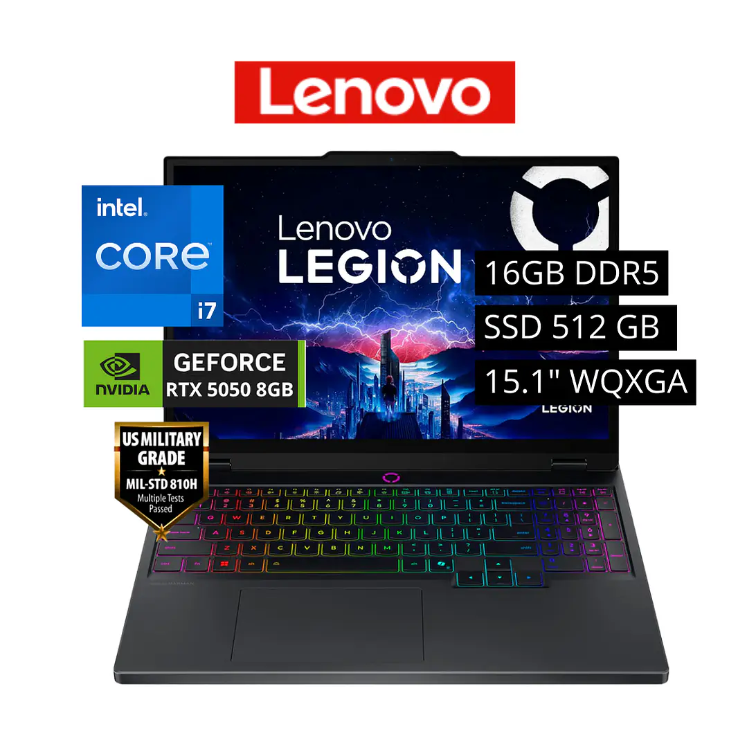 LENOVO LEGION INTEL CORE I7-14700HX, 16GB DDR5, 512GB, RTX-5050 1