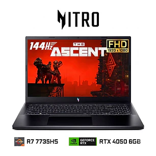 ACER NITRO V 15 AMD RYZEN 7 7735HS 16GB 512GB RTX 4050