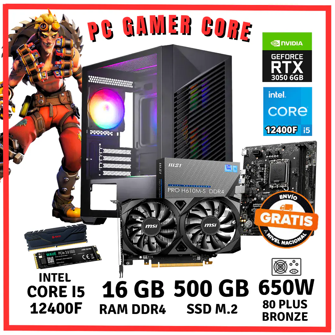 PC GAMER CORE I5 12400F 1