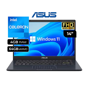 ASUS E410 CELERON N4500 4GB 64GB EMMC