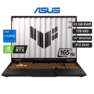 ASUS TUF F16 CORE I7-14650HX 32GB DDR5 1TB SSD RTX 5060 8GB