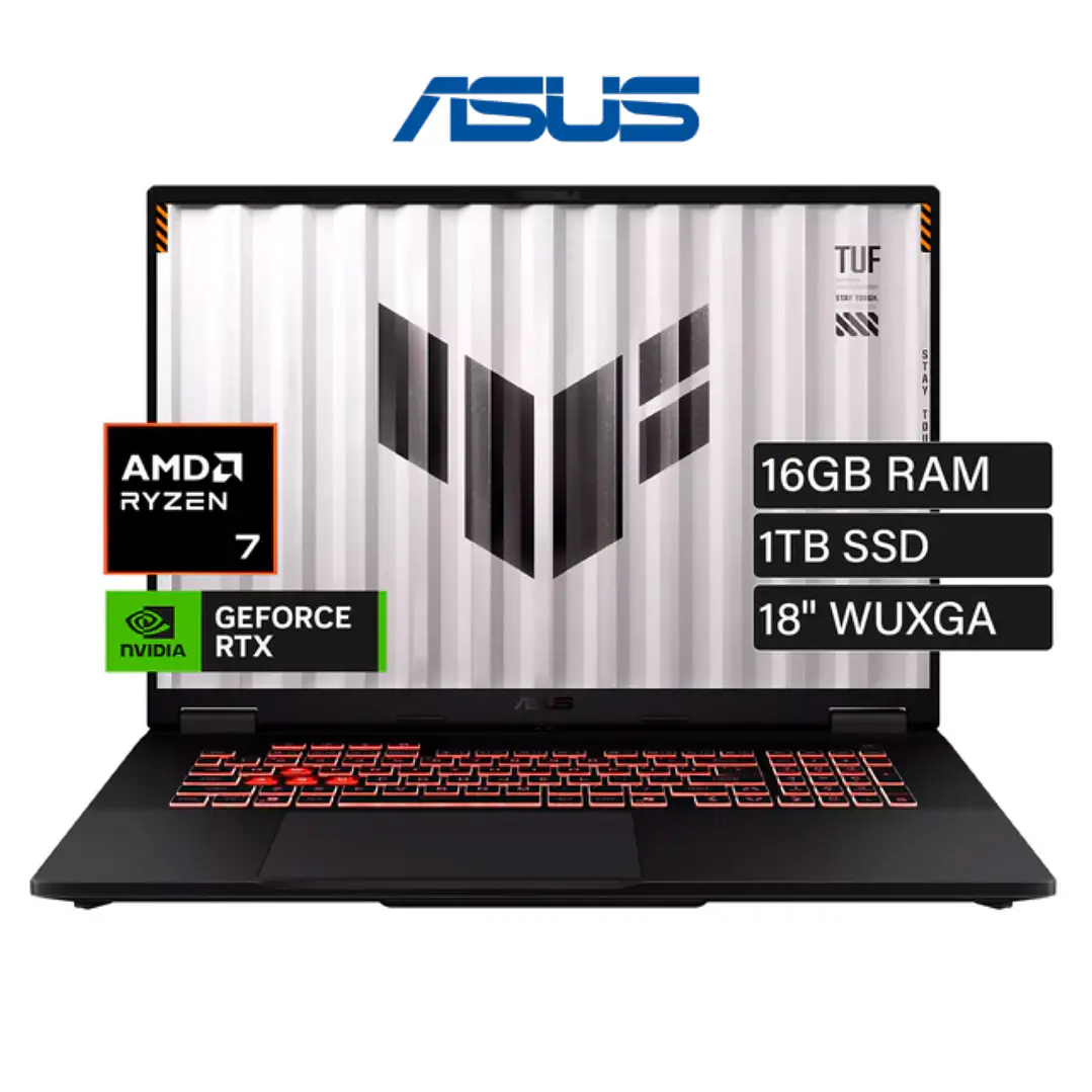 ASUS TUF A18 RYZEN 7 260 16GB DDR5 1TB SSD RTX 5060 8GB 1