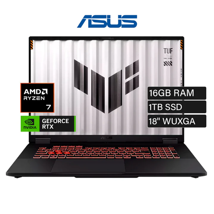 ASUS TUF A18 RYZEN 7 260 16GB DDR5 1TB SSD RTX 5060 8GB 1