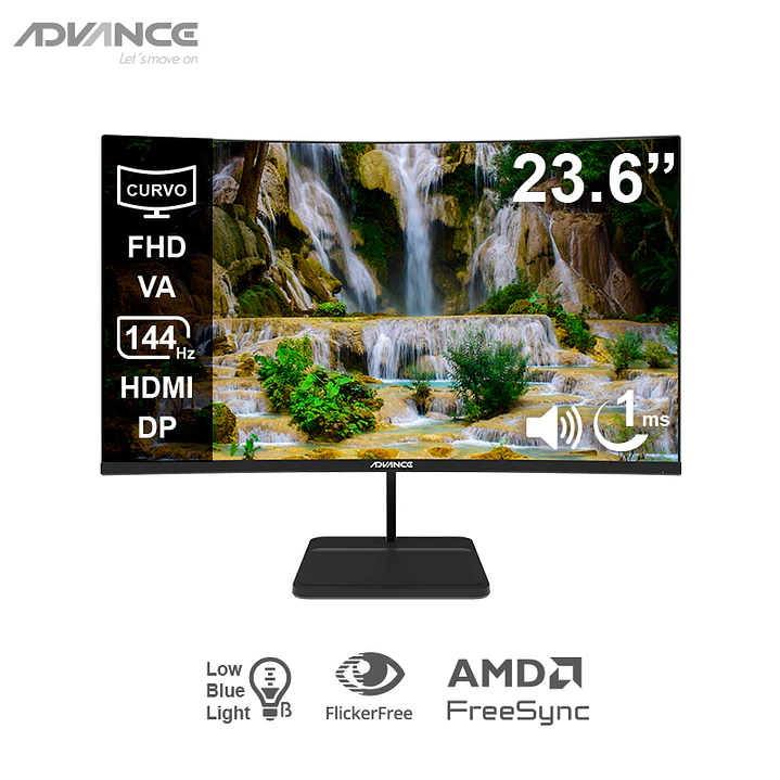 Monitor curvo ADVANCE ADV-2456S, 23.6