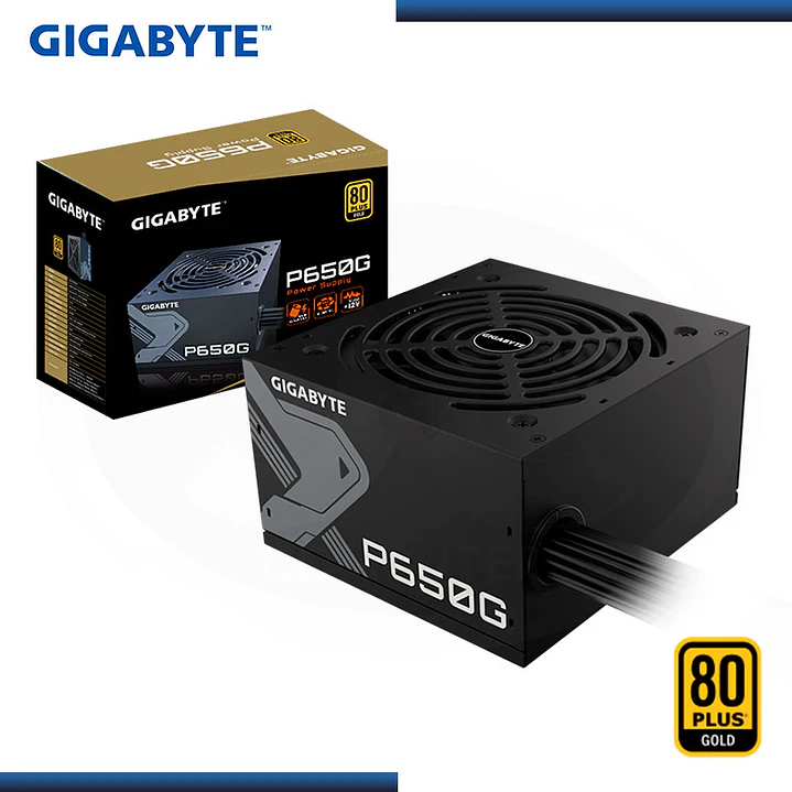 FUENTE CERTIFICADA GIGABYTE- 650W - GOLD 1