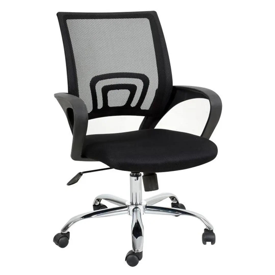 SILLA DE OFICINA ERGONÓMICA CON RESPALDO DE MALLA TIPO CELL 1