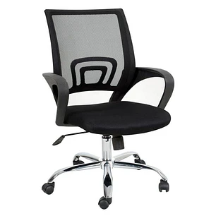 SILLA DE OFICINA ERGONÓMICA CON RESPALDO DE MALLA TIPO CELL