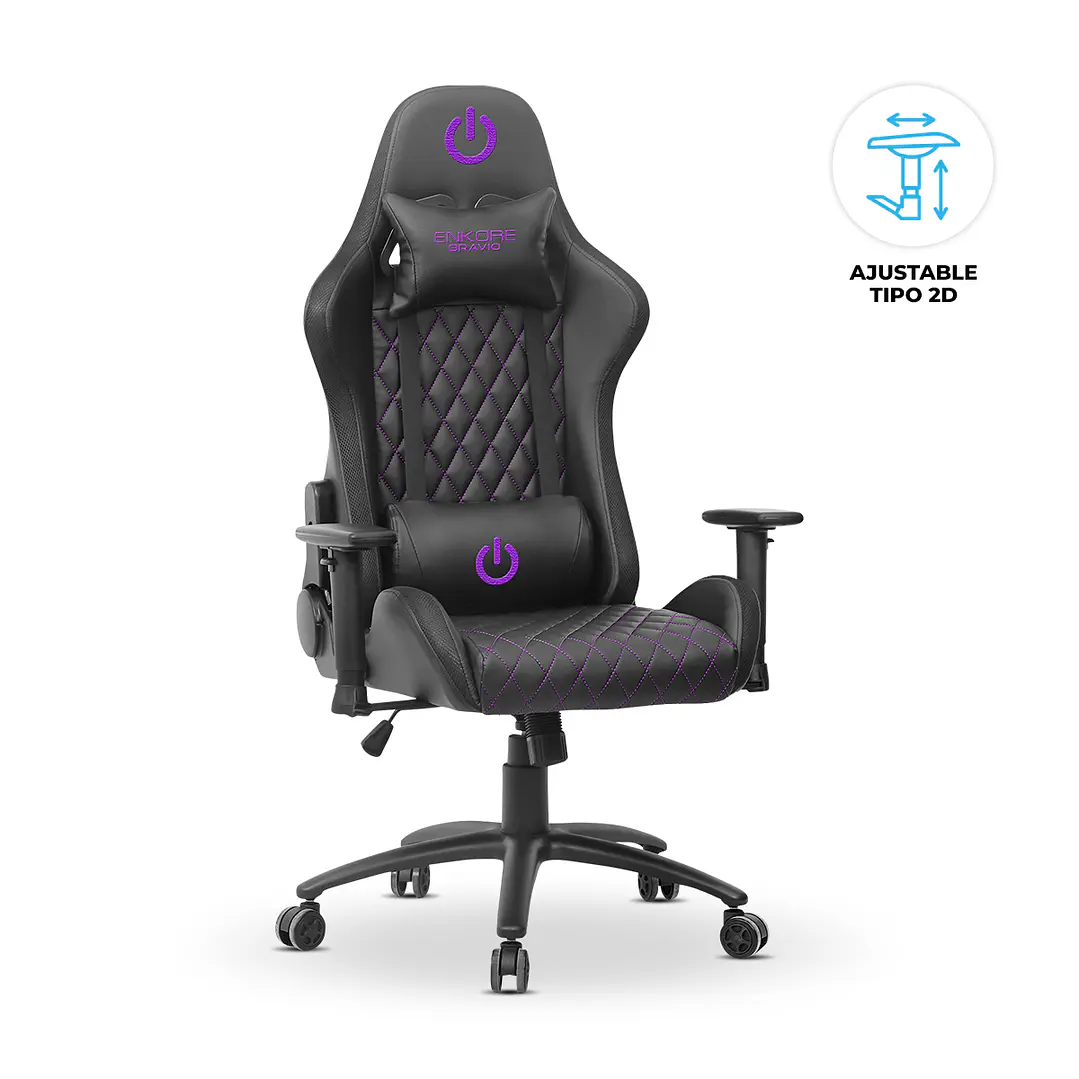 SILLA GAMER BRAIN BLUE ENC GC1003 2D ENKORE 1