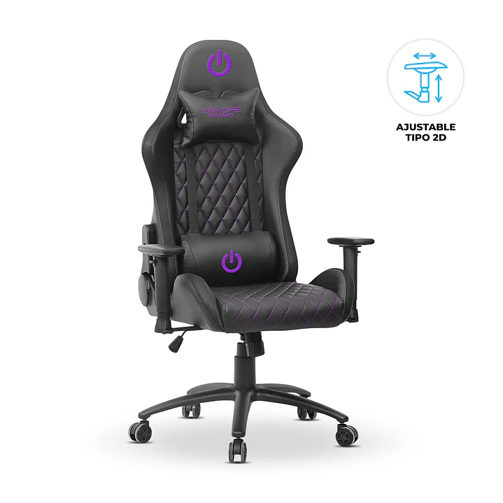 SILLA GAMER BRAIN BLUE ENC GC1003 2D ENKORE 1