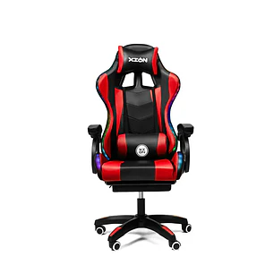 SILLA GAMER XION RAVEN RGB ROJO