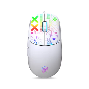 MÍCRONICS GAMER X-BYTE MIC-GM889 WHITE USB RGB 