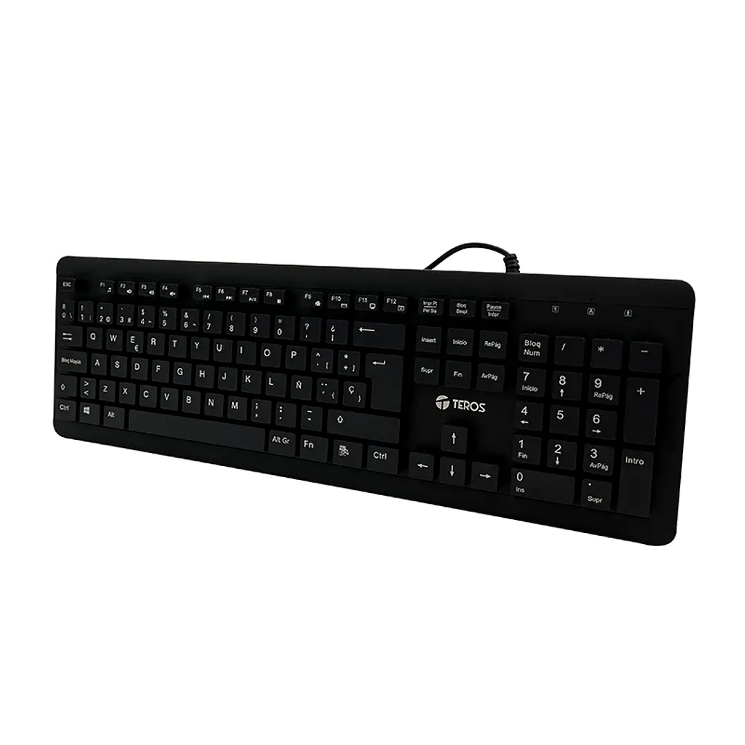 TEROS LAVABLE TE-4065N, USB, BLACK 1