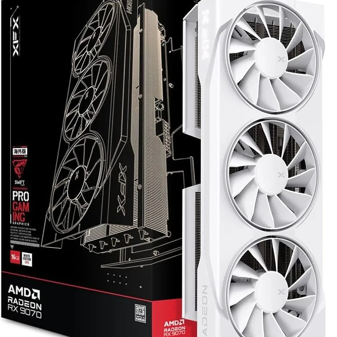 XFX SWIFT RADEON RX9060XT OC 16GB 3X WHITE 1