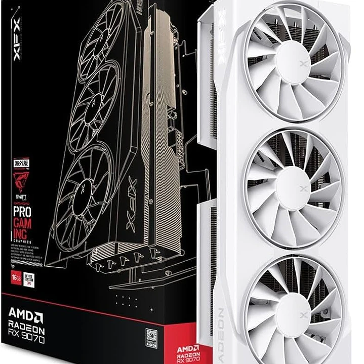 XFX SWIFT RADEON RX9060XT OC 16GB 3X WHITE 1
