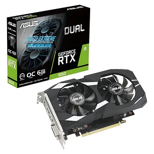 ASUS DUAL RTX 3050 6GB GDDR6 OC 2X