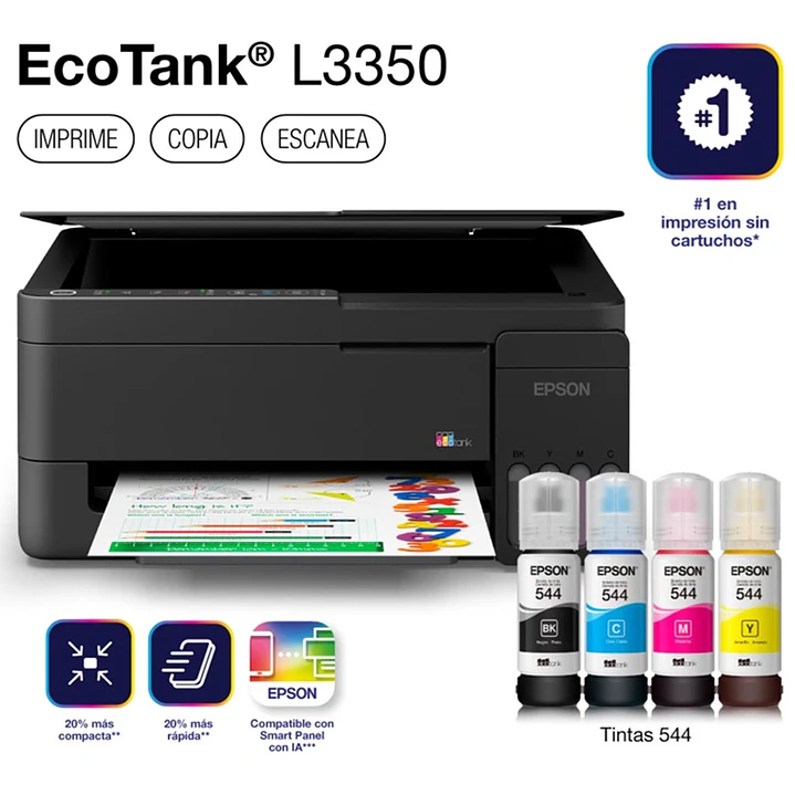 EPSON ECOTANK L3350 3 EN 1 WIFI  1
